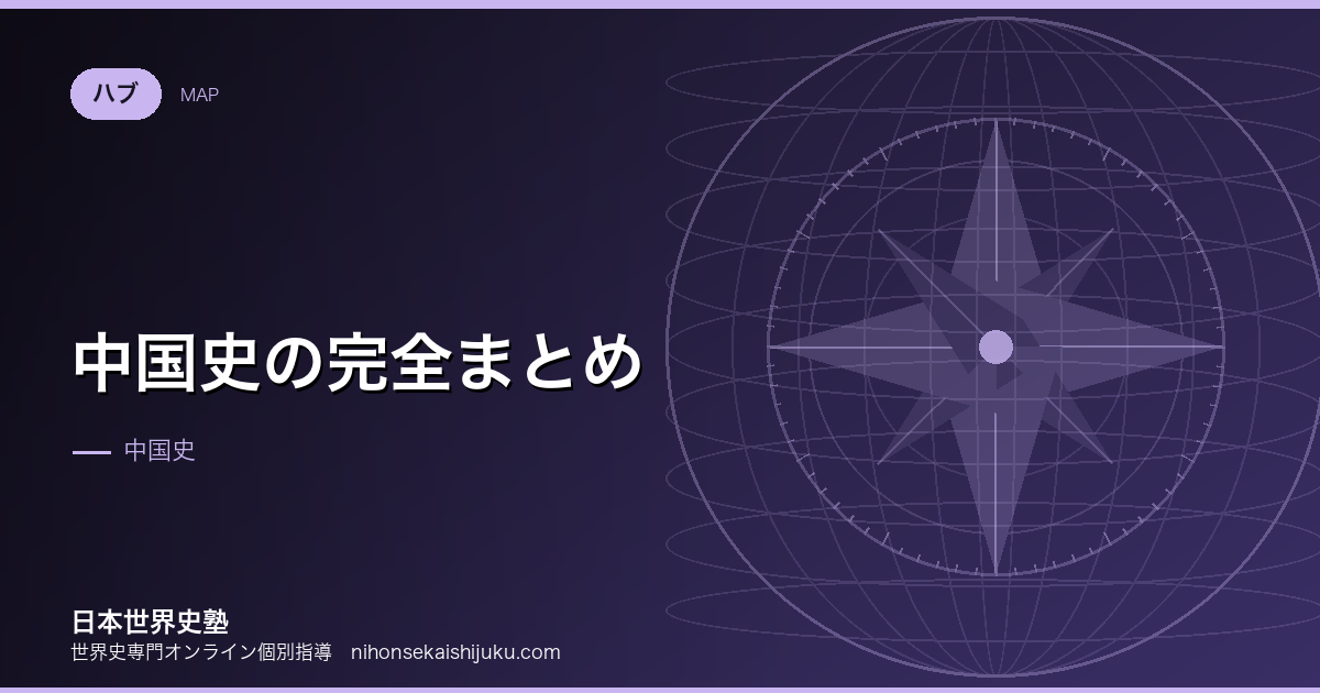 中国史の完全まとめ｜流れ・重要用語・入試頻出ポイント総覧