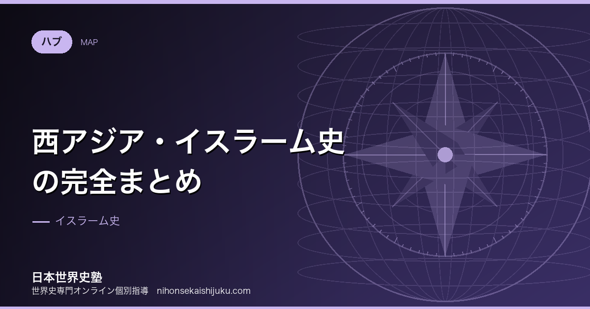 西アジア・イスラーム史の完全まとめ｜流れ・重要用語・入試頻出ポイント総覧