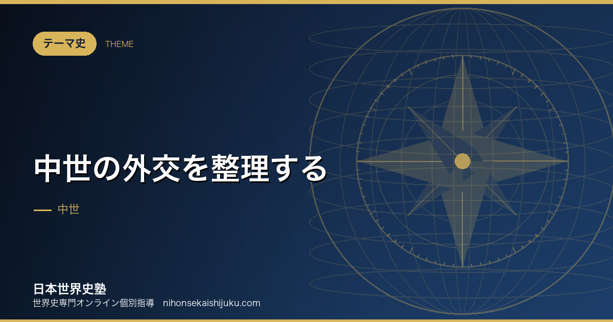 中世の外交を整理する｜教皇・皇帝・カリフという3つの権威