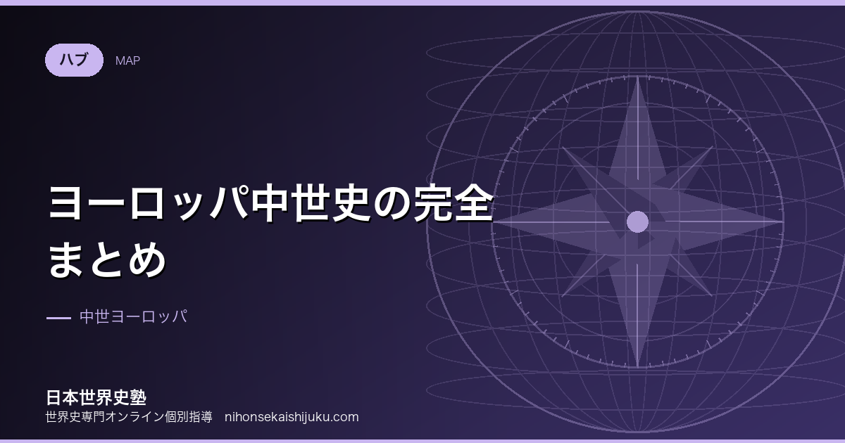 ヨーロッパ中世史の完全まとめ|流れ・重要用語・入試頻出ポイント総覧