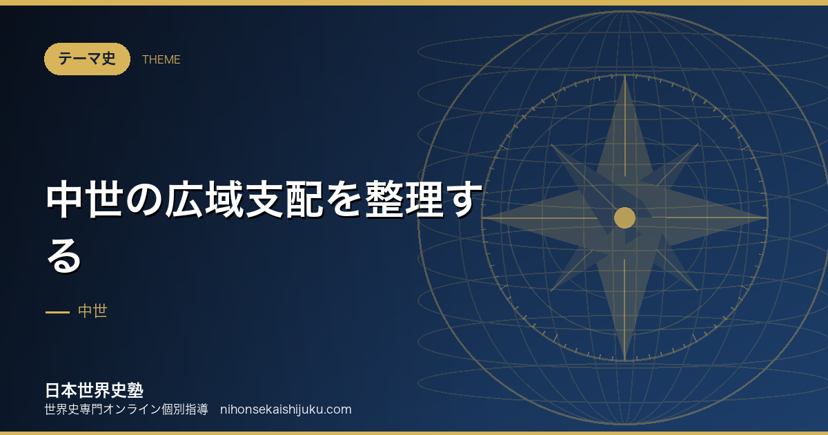 中世の広域支配を整理する|帝国を名乗るとはどういうことか