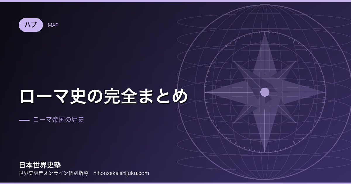 ローマ史の完全まとめ|都市国家が地中海帝国になるまで